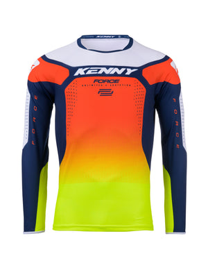 Maillot Kenny Force navy/jaune fluo 2024