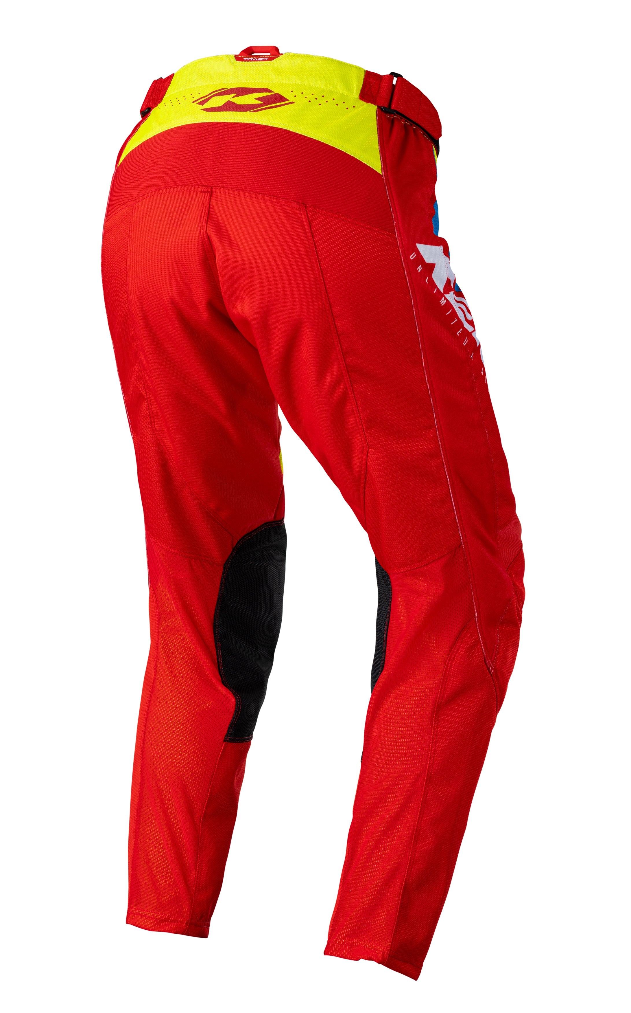 Tenue Kenny Track Focus jaune fluo/rouge 2023