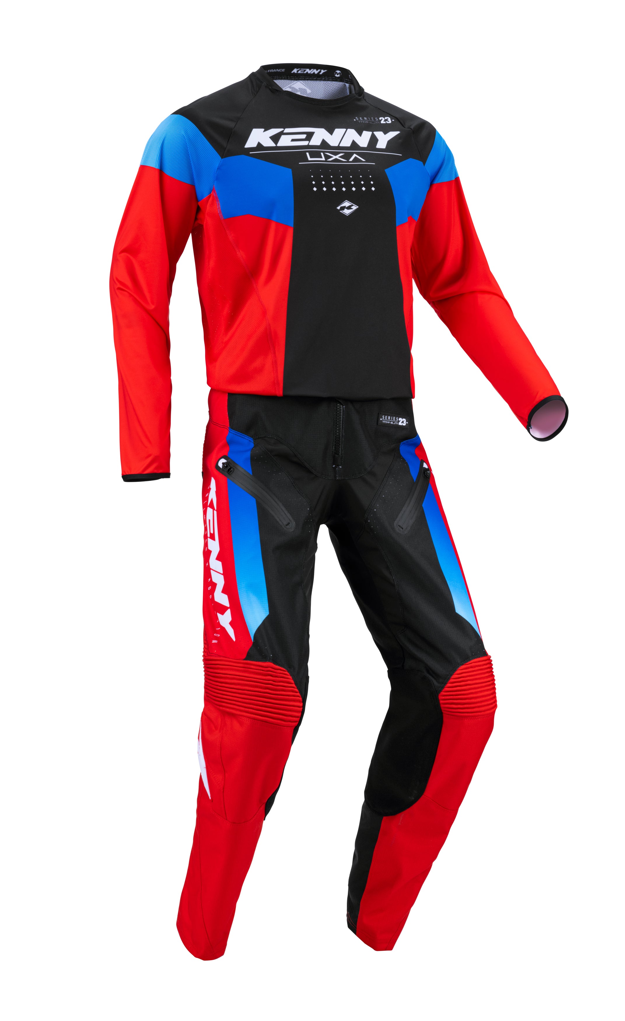 Tenue Kenny Titanium rouge/noir 2023